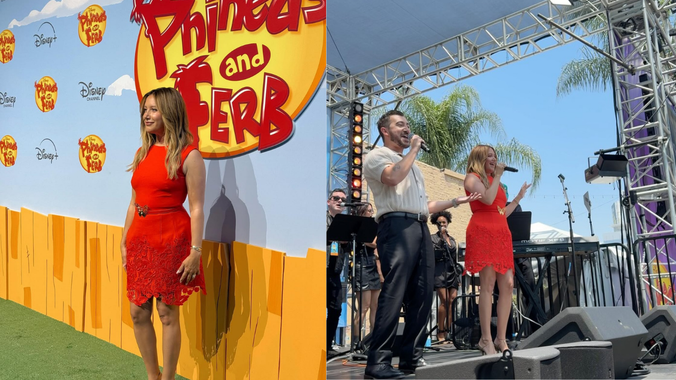 Ashley Tisdale canta músicas de "Phineas e Ferb" em première de revival | CNN Brasil